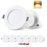 نورافکن LED توکار 6 عددی ALUSSO CSA کد 27572