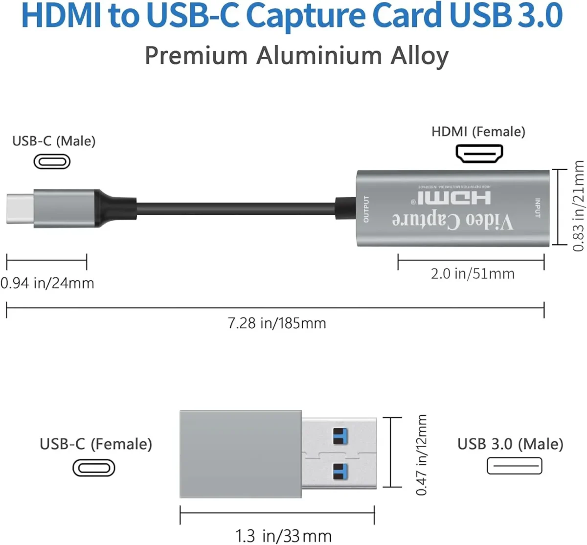 کارت کپچر اکسترنال 4K HDMI Video Capture Card