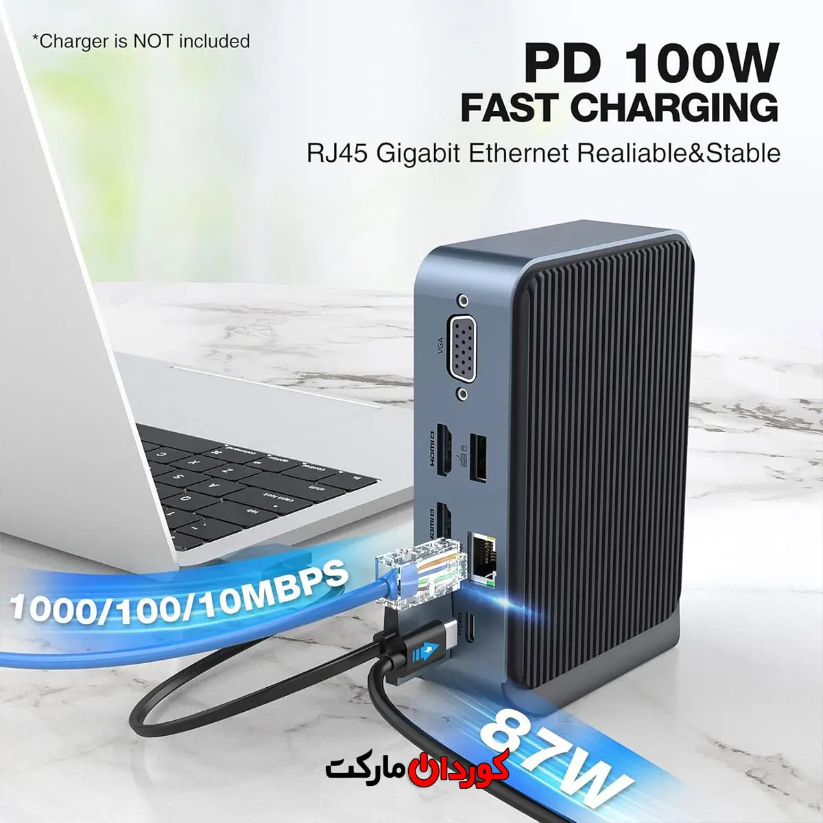 داک استیشن 15 پورت مک بوک پرو مدل DC022 کد (30176) - Image 3
