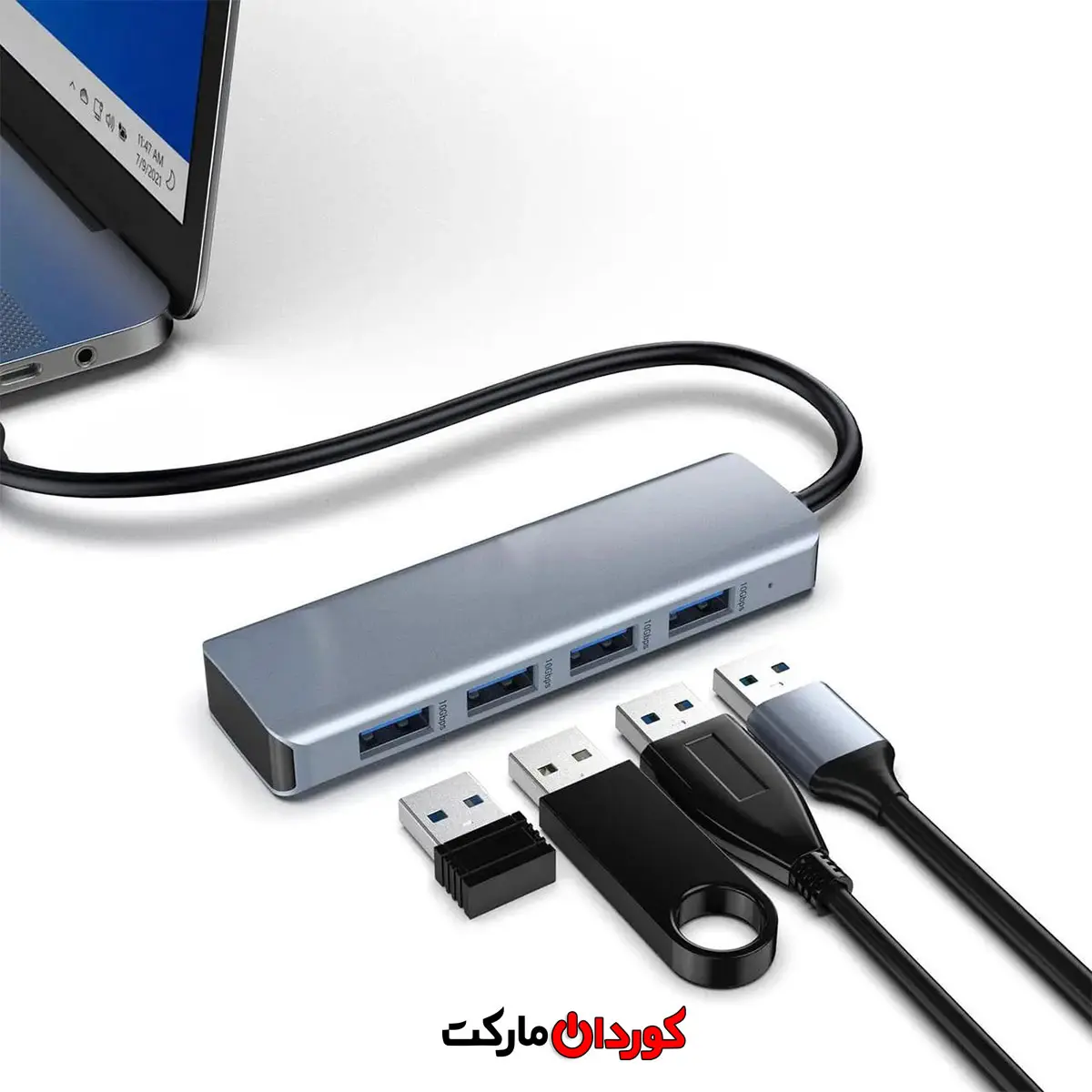 هاب 4 پورت USB-C مدل HB045A کد (29988) - Image 5