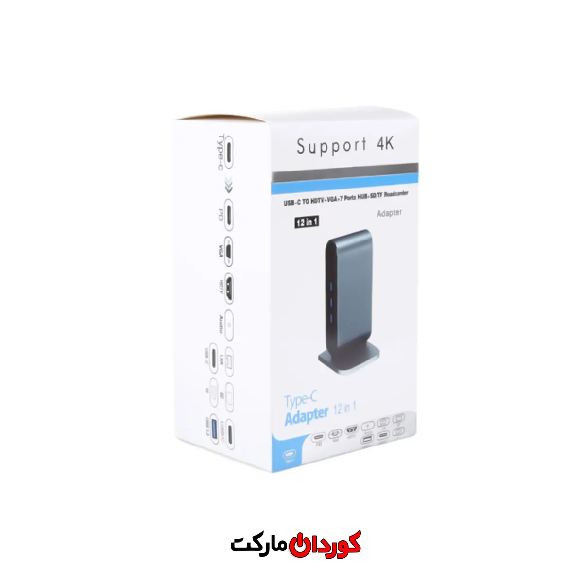 هاب Type-C تایپ سی 12 کاره مدل BYL-2201 - Image 7