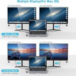 هاب USB-C ده پورت مدل DC007 (3)