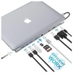 هاب USB-C ده پورت مدل DC007 (6)