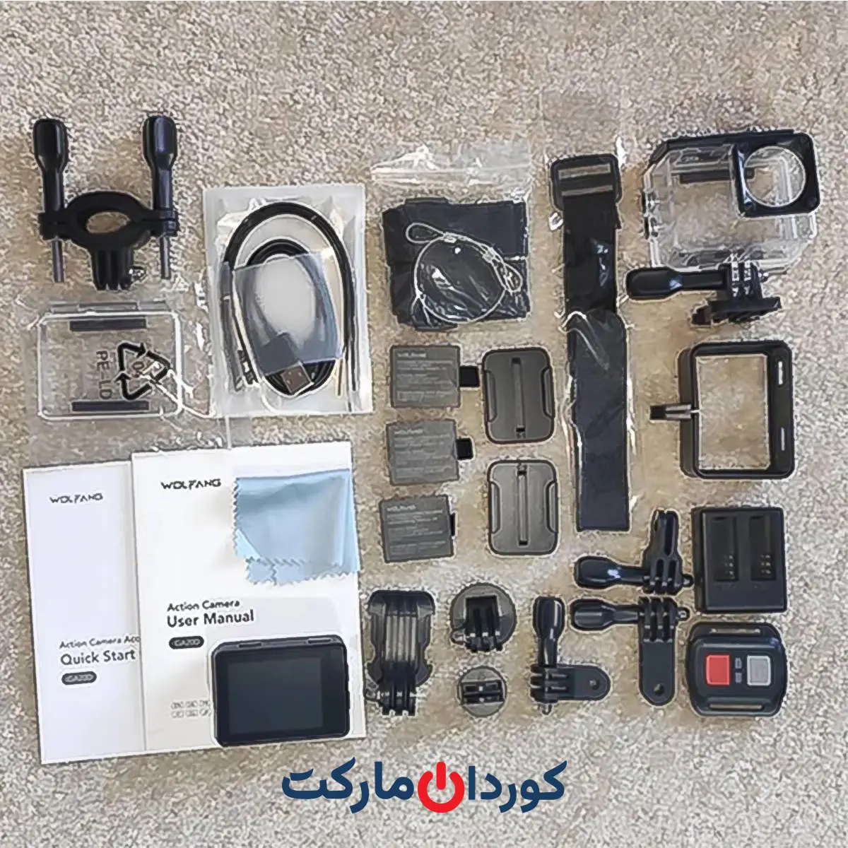 دوربین ورزشی 24 مگاپیکسل WOLFANG GA200 4K