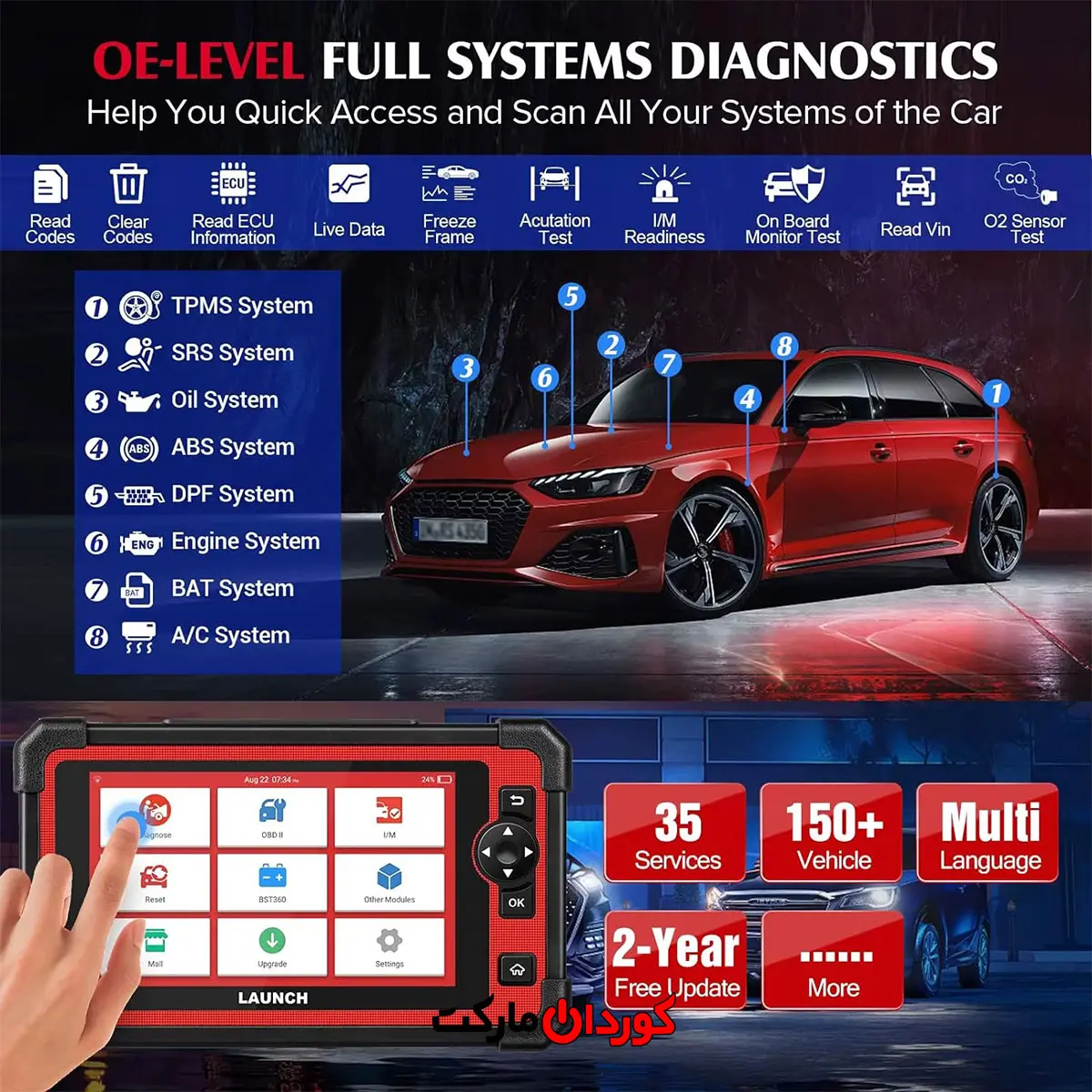 دیاگ عیب یابی لانچ Launch CRP 919E - Image 3