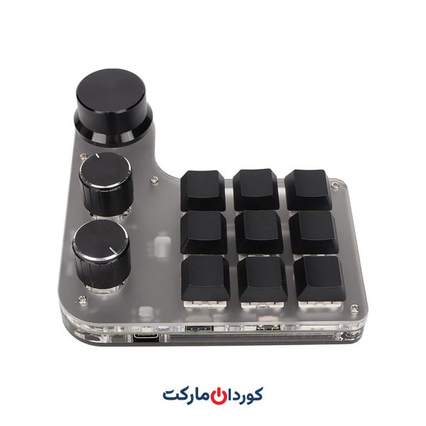 کیبورد میانبر مکانیکی دارای 9 کلید و 3 دستگیره اختصاصی کد 32449