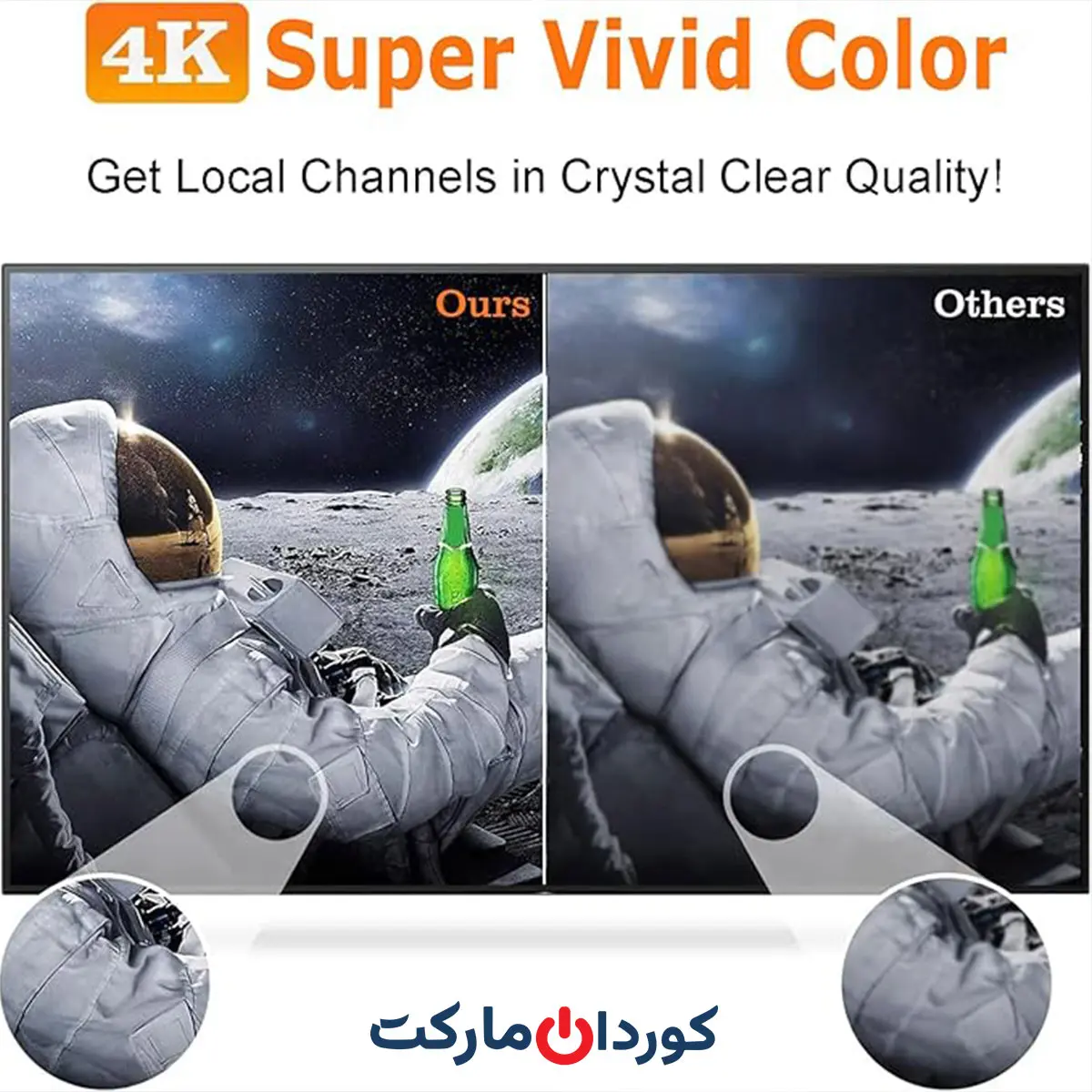 آنتن تلویزیون داخلی دارای بوستر تقویت کنندە سیگنال Boyoye 4K - Image 6