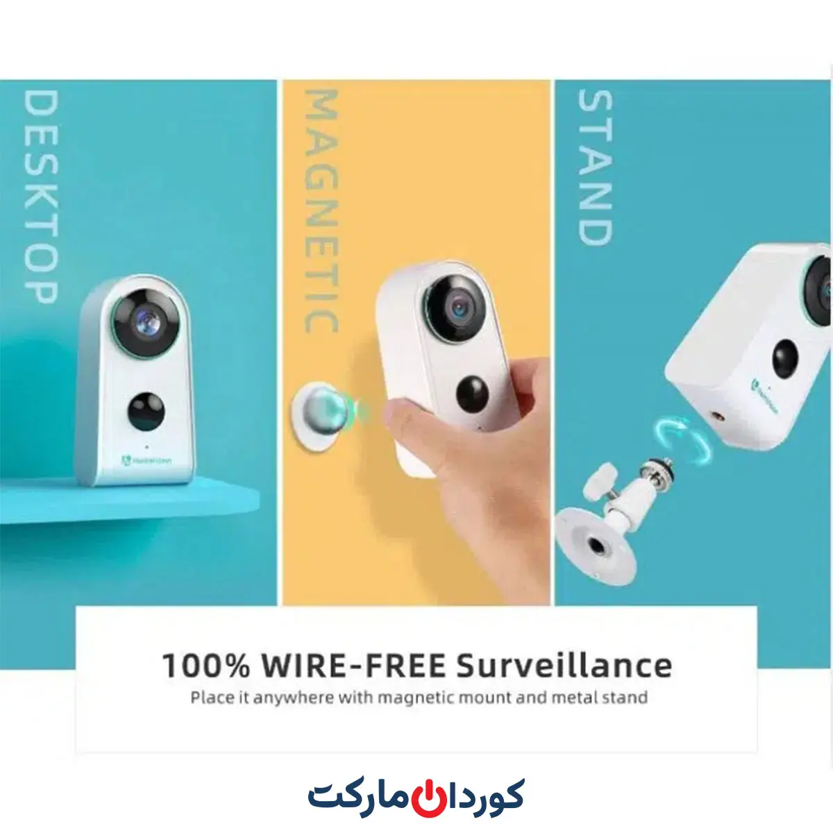 دوربین تحت شبکه وای فای شارژی Heimvision مدل Freed 3 - Image 2