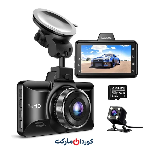 دوربین داشبورد خودرو full HD ازدام AZDOME مدل GS63H