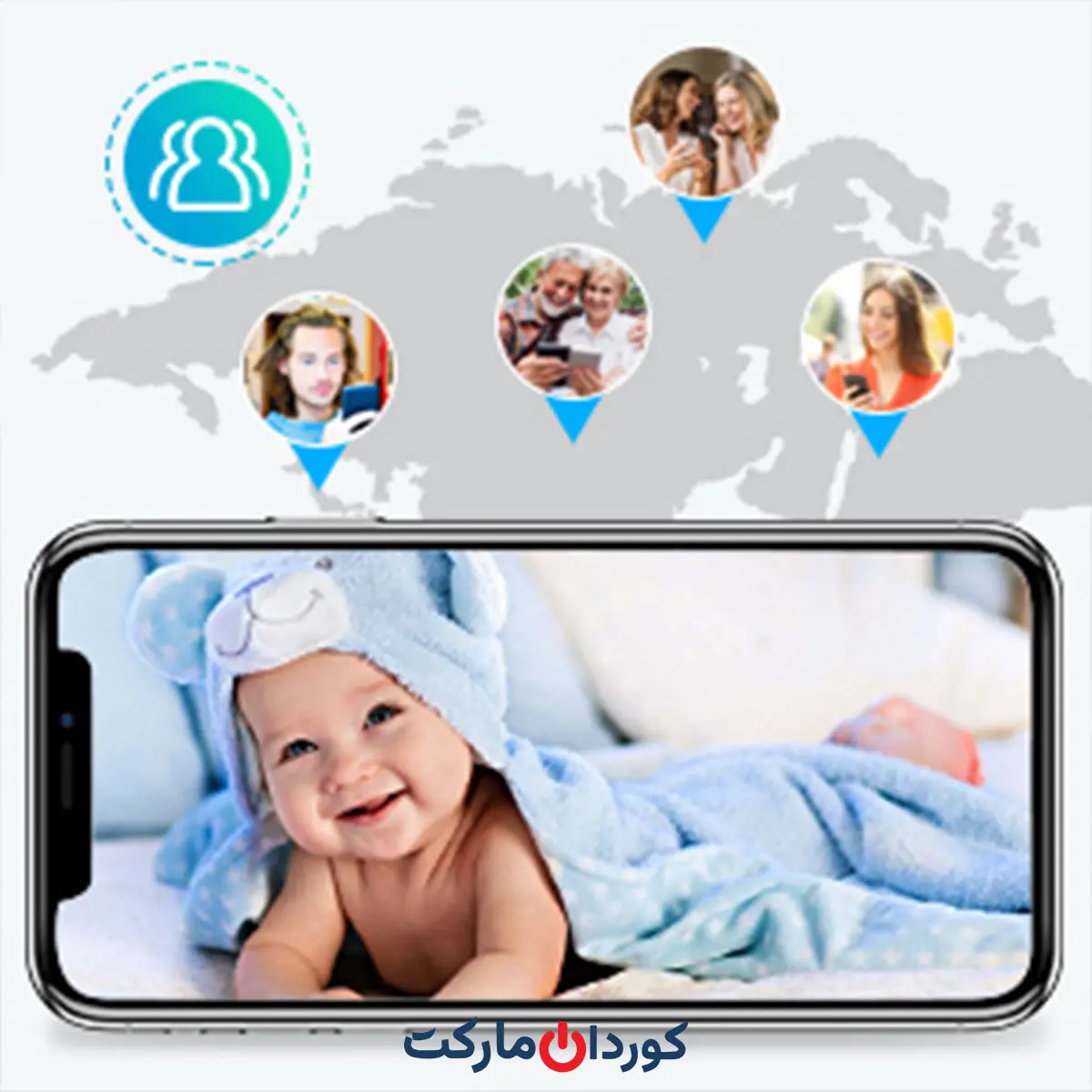 دوربین مداربسته با پنل خورشیدی Buture مدل IP10 - Image 4