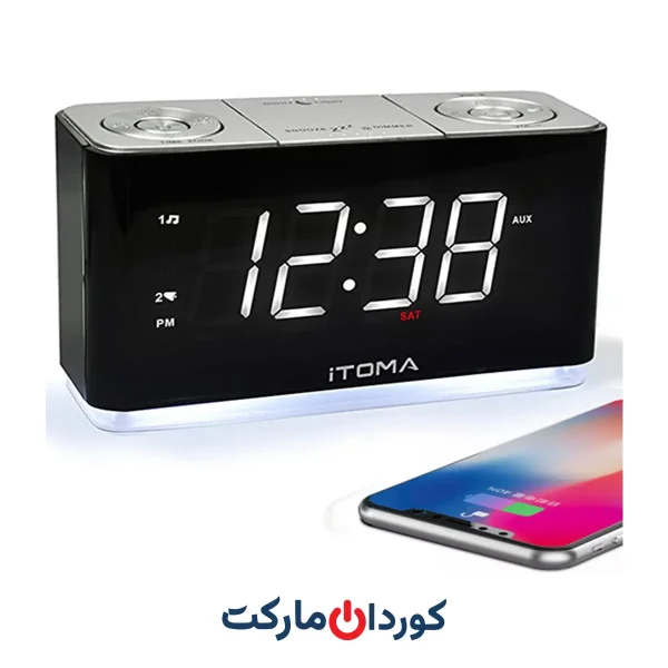 رادیو و ساعت زنگدار برند iTOMA مدل CKS507