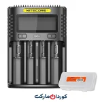 شارژر باتری نایتکورNITECORE مدل UMS4 دارای چهار اسلات