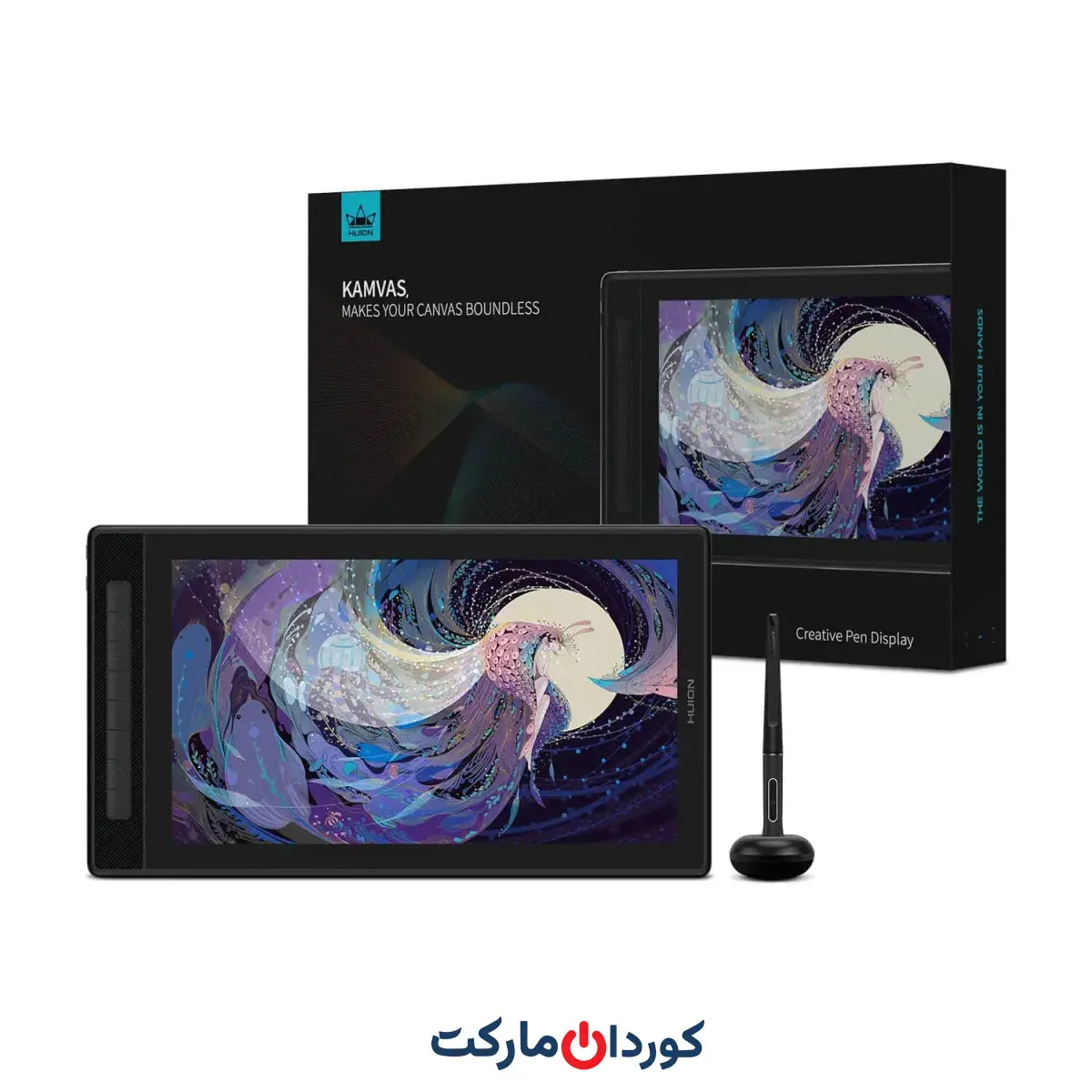 قلم نوری و تبلت طراحی هویون HUION KAMVAS Pro16 2.5K QHDمدل gt1602 - Image 2
