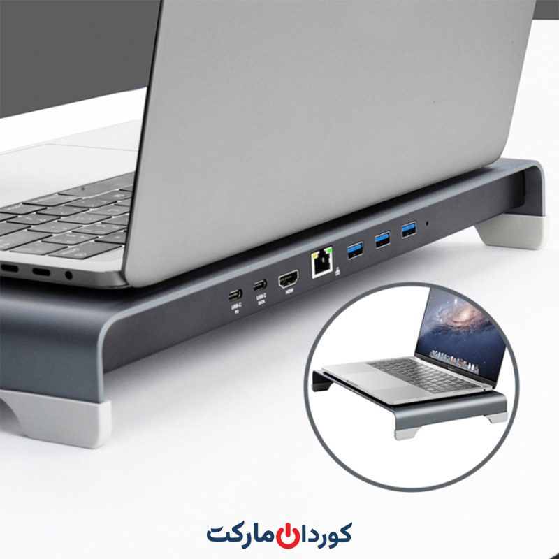 مبدل چند رابط USB افزایش طول رک Vaydeer SZ901 برای لپ‌تاپ
