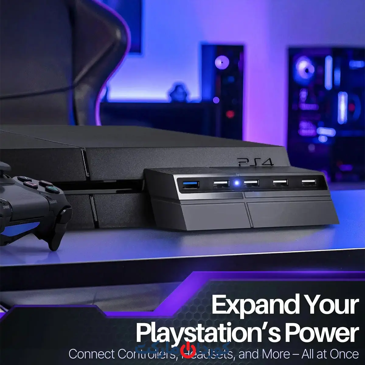 هاب USB پنج پورت TNP برای پلی استیشن Playstation4 کد (34881) - Image 4