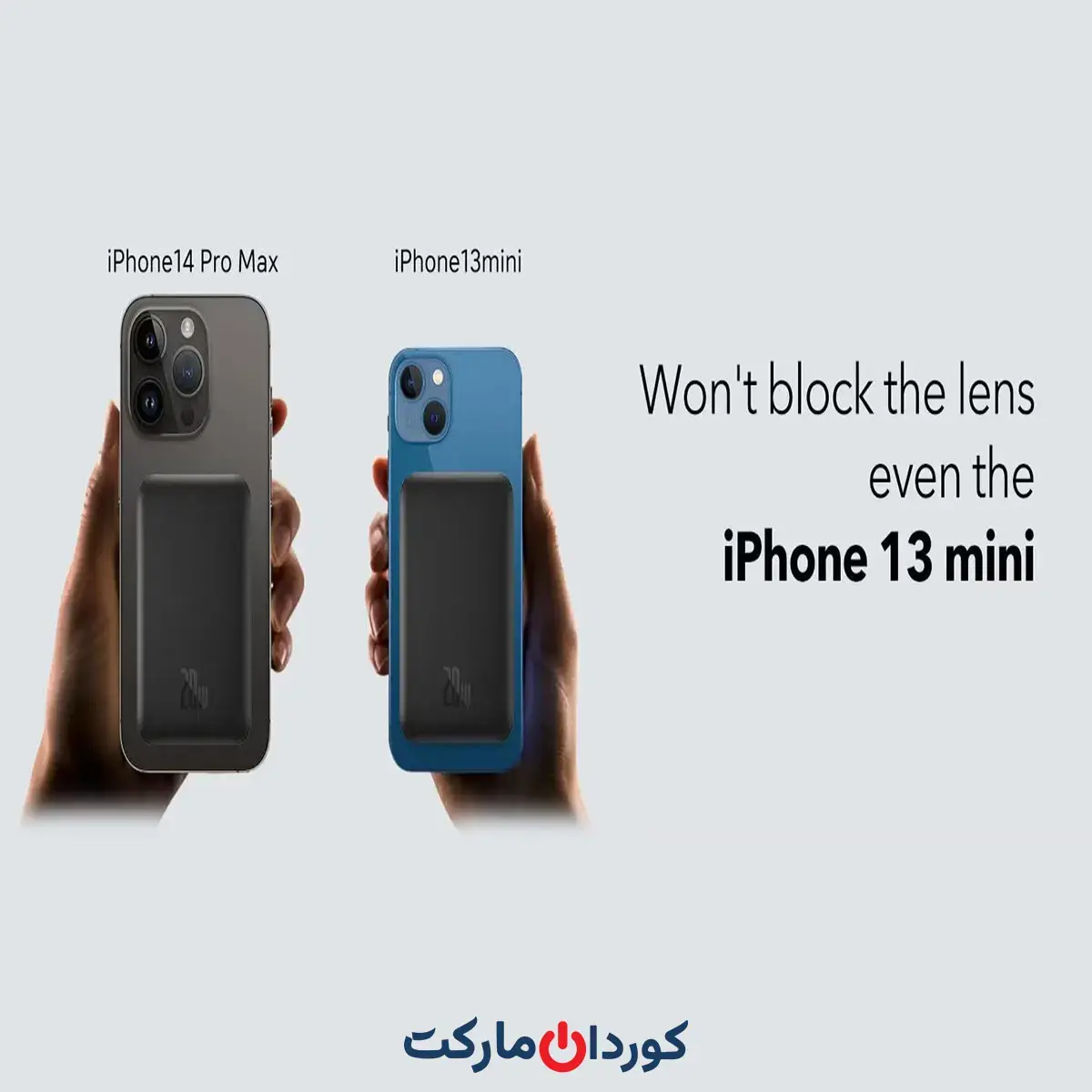 پاوربانک وایرلس مگنتی باسئوس اورجینال Baseus مدل PPCXM05 میلی آمپر 5000 وات 20 کد (34699) - Image 3