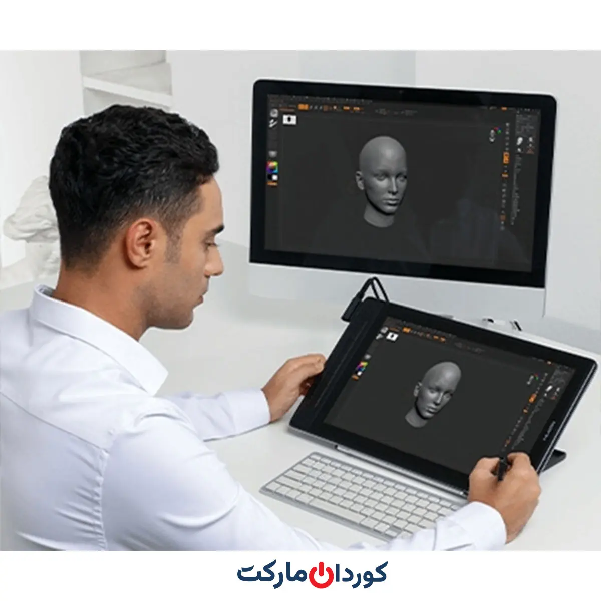قلم نوری و تبلت طراحی هویون HUION KAMVAS Pro16 2.5K QHDمدل gt1602 - Image 12