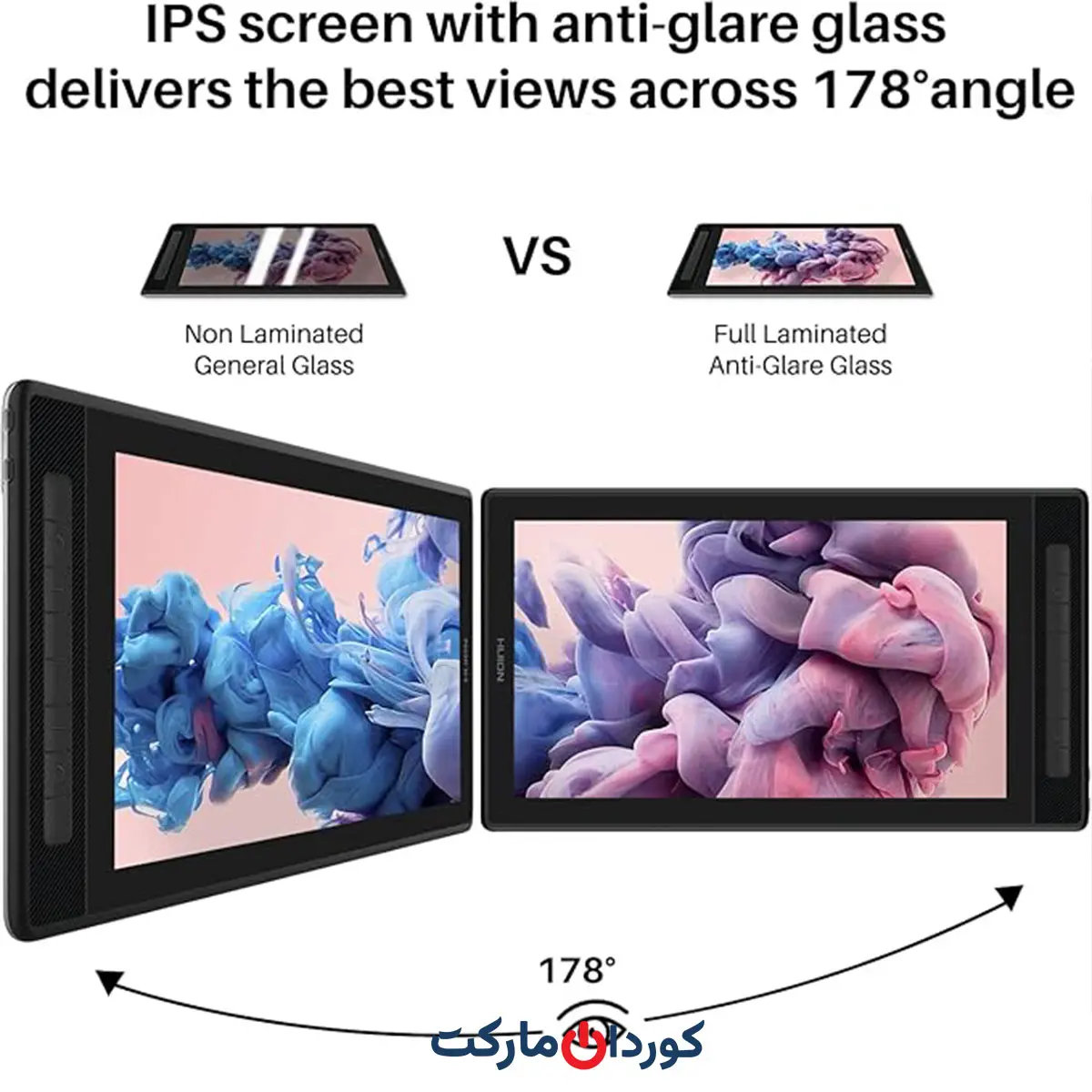 قلم نوری و تبلت طراحی هویون HUION KAMVAS Pro16 2.5K QHDمدل gt1602 - Image 18