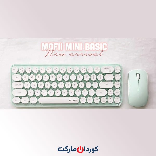 کیبورد و ماوس بی سیم مافی Moffi مدل I bean