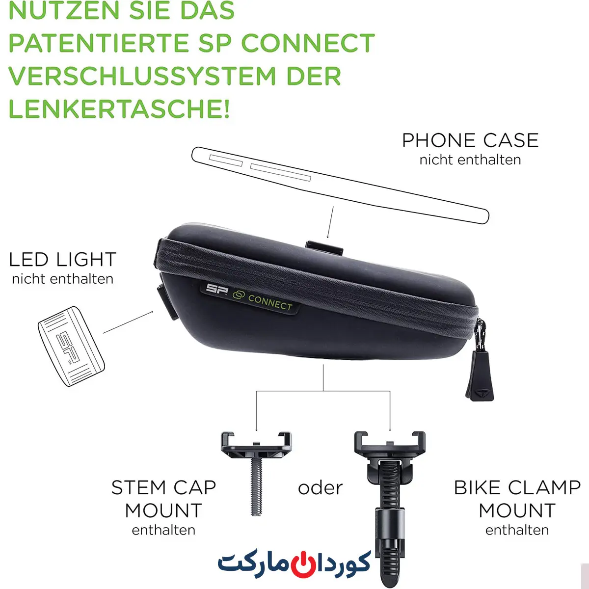 کیف دوچرخه با هولدر موبایل SP Connect - Image 2