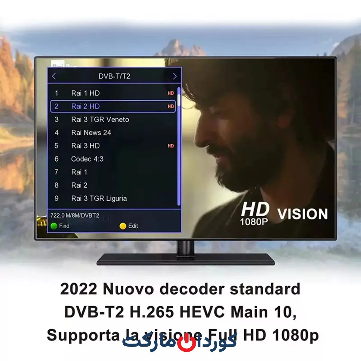 گیرنده دیجیتال پرسرعت DVB-T2 مدل H.265 - Image 3