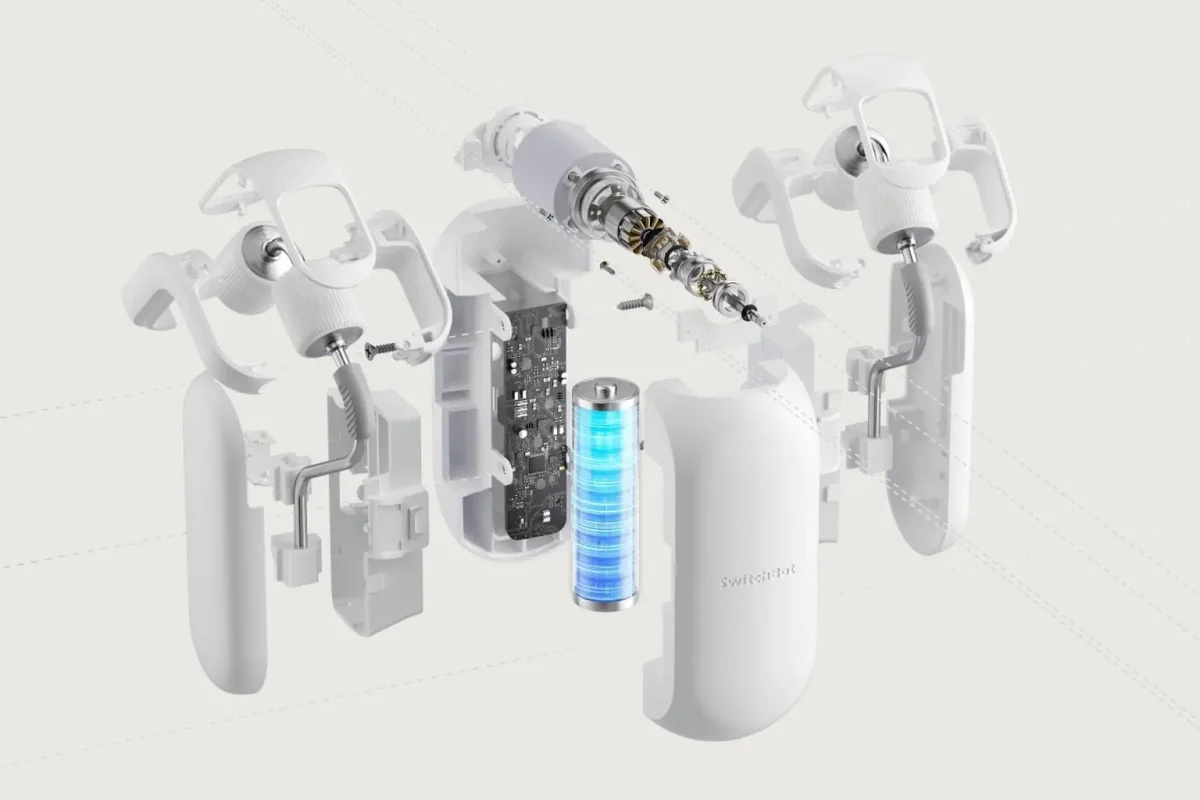 دستگاه کنترل هوشمند پرده جمع کن switchbot curtain مدل Rod