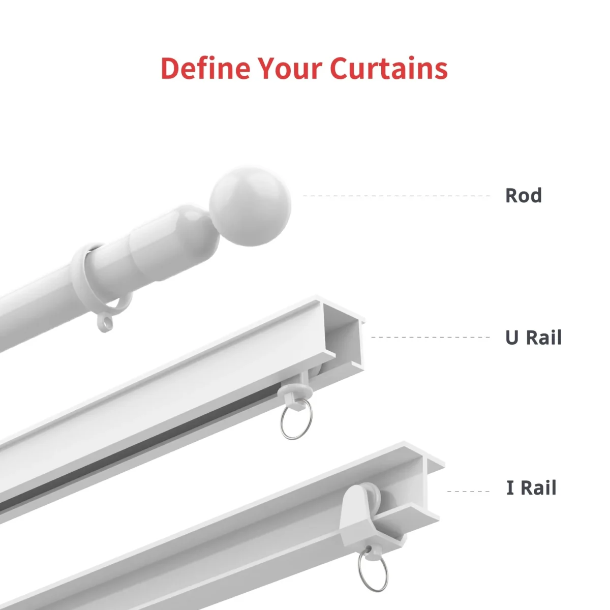 دستگاه کنترل هوشمند پرده جمع کن switchbot curtain مدل Rod - Image 7