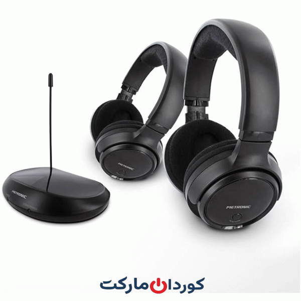 هدفون دوتایی بی‌سیم مخصوص تلویزیون‌ مترونیک Metronic