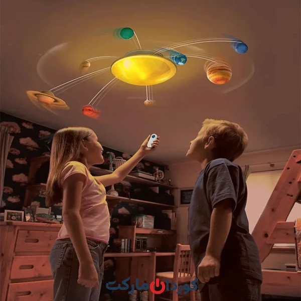چراغ اتاق سیارات Uncle Milton Solar System In My Room
