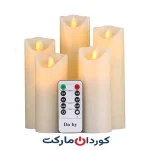 مجموعه 5 عددی شمع های LED