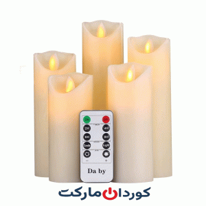 مجموعه 5 عددی شمع های LED