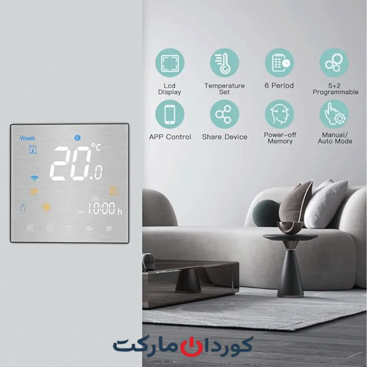 ترموستات هوشمند MoesGo WiFi - Image 3