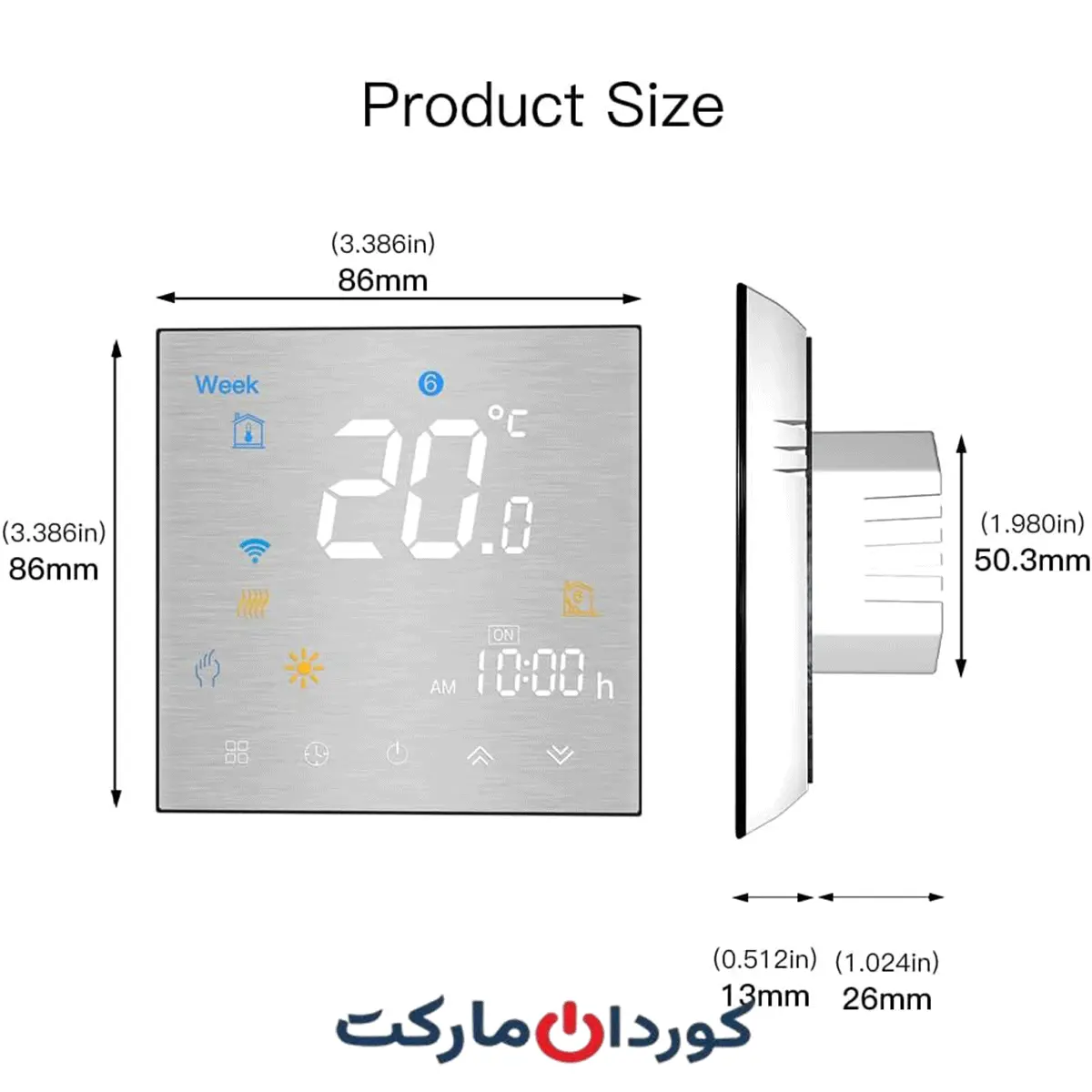 ترموستات هوشمند MoesGo WiFi
