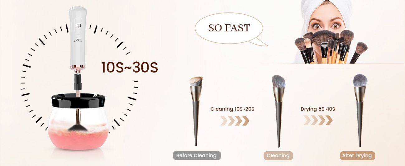 دستگاه شستشو و خشک کننده براش آرایشی پریمیوم قابل حمل (3)