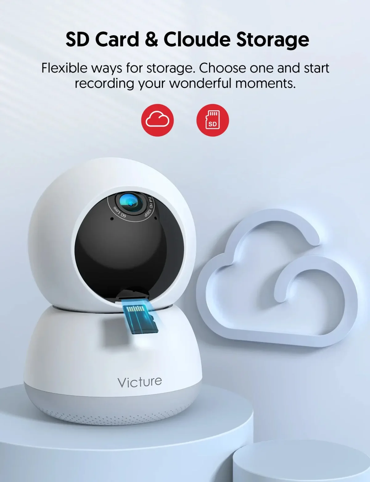 دوربین امنیتی بیسیم وایفای ویکتور VICTURE مدل Sc210 آلمان - Image 6