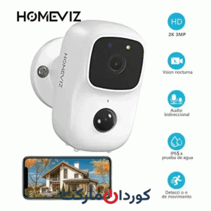 دوربین هوشمند IP بی‌سیم 2 مگاپیکسل 2K homeviz مدل ow10