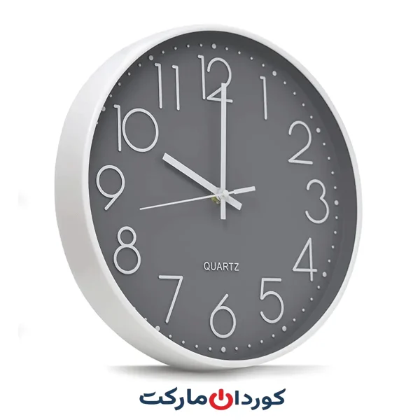 ساعت دیواری بی‌صدا 30 سانتی‌متری کوارتز QUARTZ
