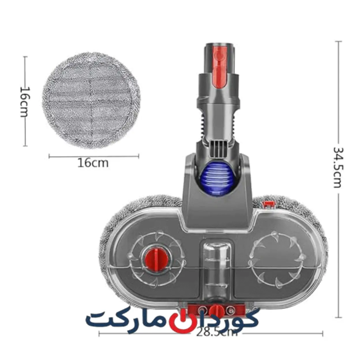 سری طی جارو شارژی دایسون اورجینال Dyson v7 v8 v10 v11 v15همراه مخزن آب - Image 2