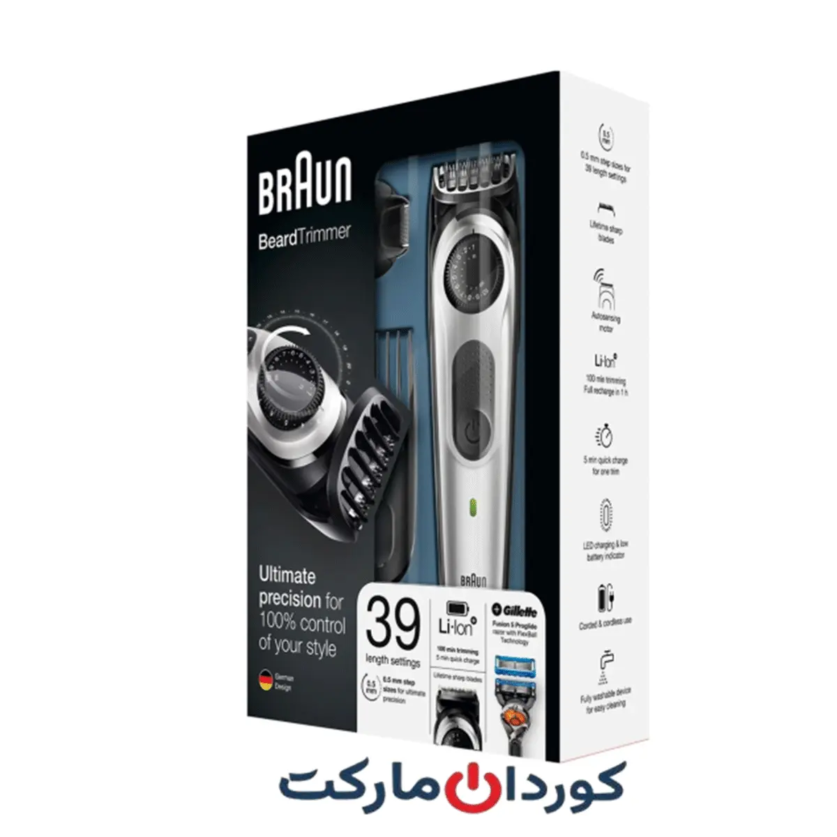 ماشین اصلاح سر و صورت براون Braun مدل 5542 - استوک - Image 5