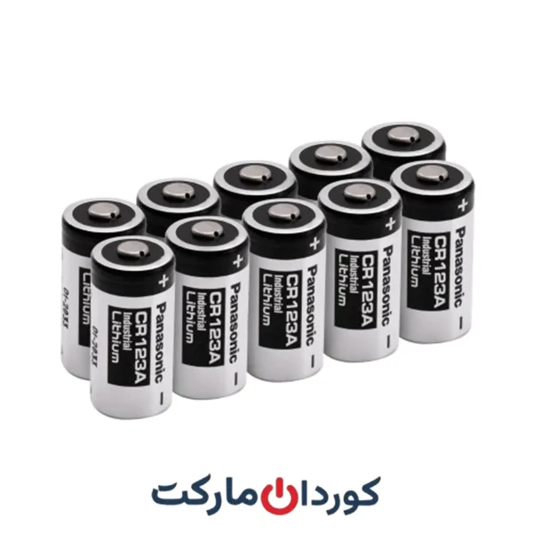 باتری لیتیومی پاناسونیک panasonic ولت 3 مدل CR123A - پک 9 عددی