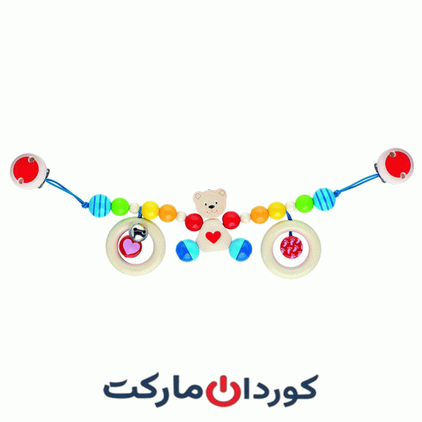 زنجیر کالسکه طرح خرس قلبی هایمس Heimessمدل 763850 با گیره