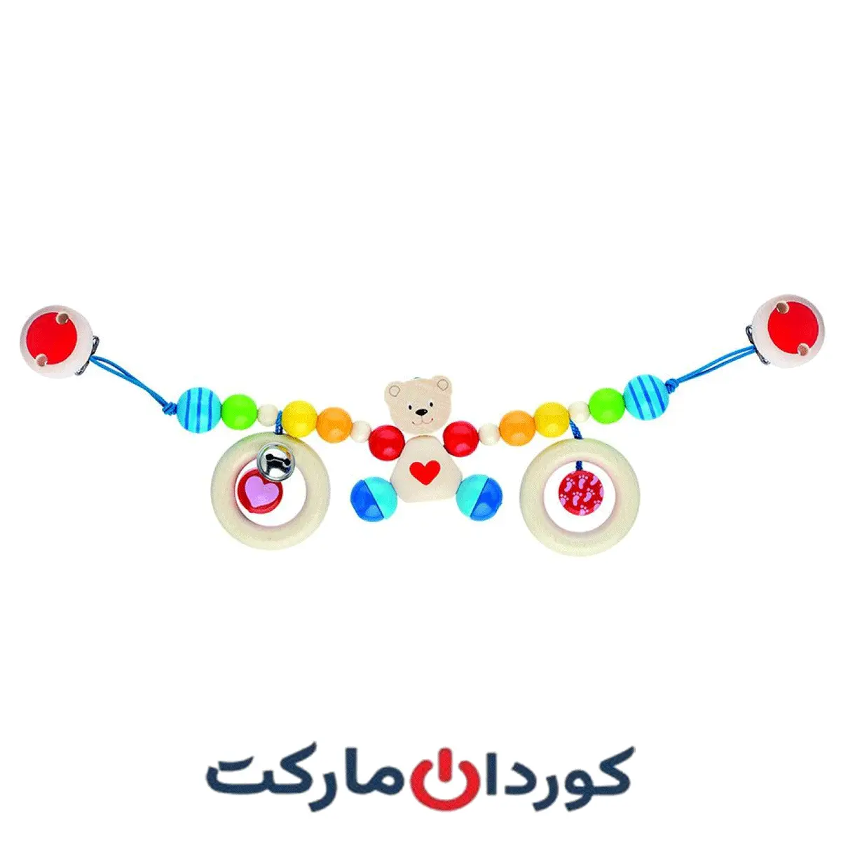 زنجیر کالسکه طرح خرس قلبی هایمس Heimessمدل 763850 با گیره