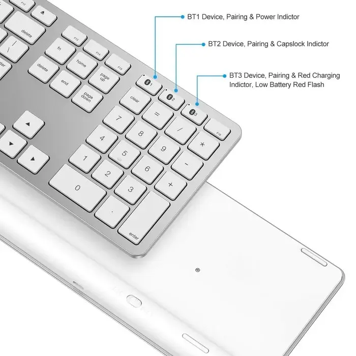 ست ماوس و کیبورد بلوتوث اموتون OMOTON مدل KB066 - Image 3