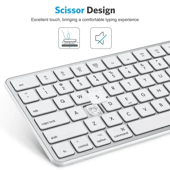 ست ماوس و کیبورد بلوتوث اموتون OMOTON مدل KB066 - Image 2