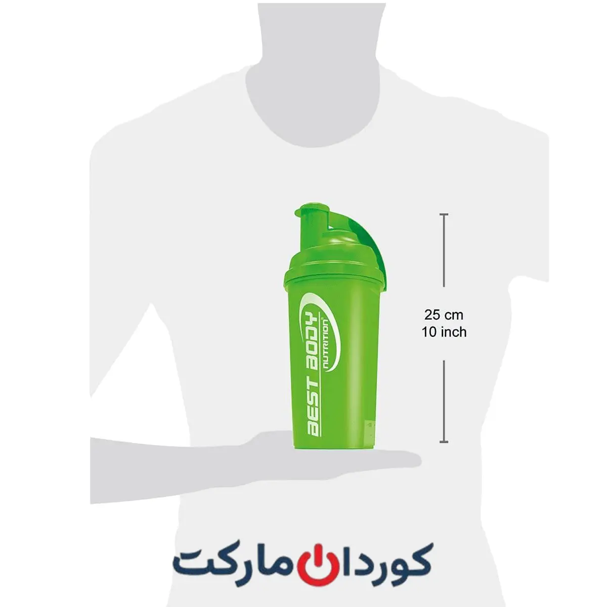 شیکر پروتئین بادی نوتریشن بدون BPA ساخت آلمان Body Nutrition 700ml - Image 2