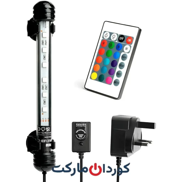 چراغ آکواریوم NICREW نیکرو RGB سایز 18CM مدل TP-6T