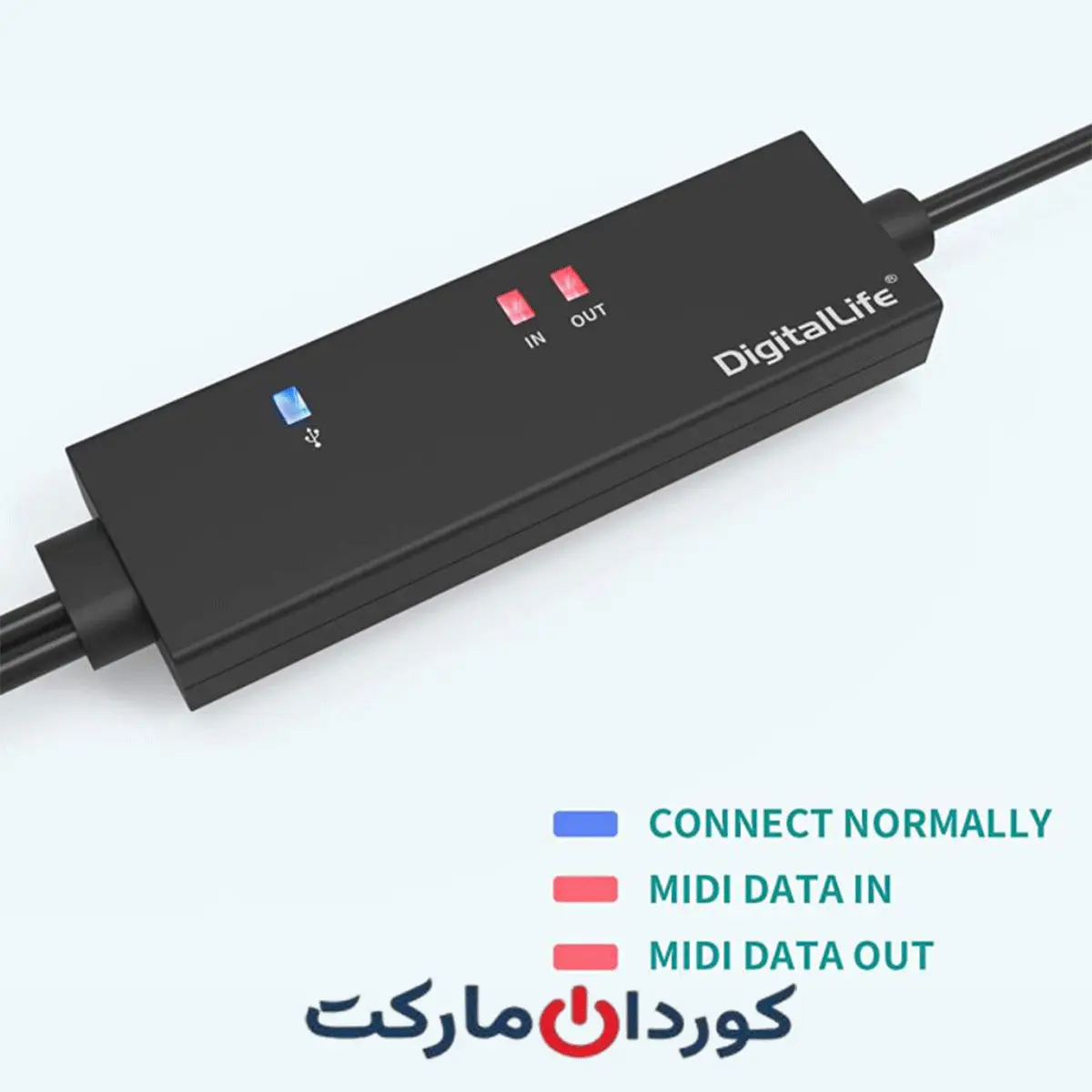 کابل MIDI USB-C دیجیتال لایف مدل MIDI-C01 - Image 6