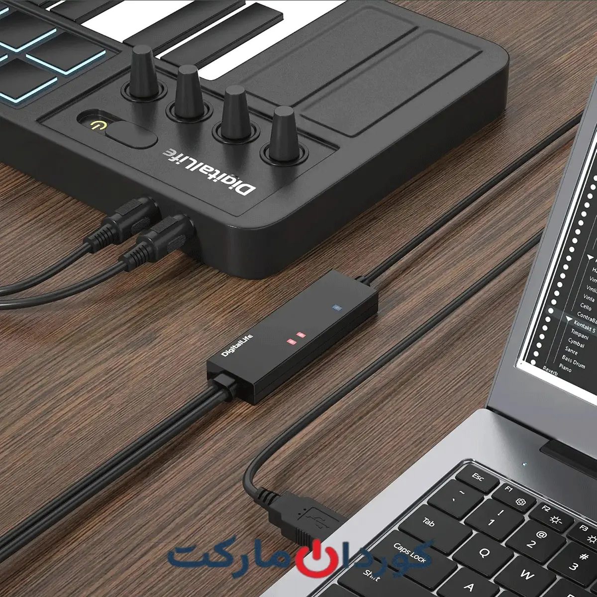کابل MIDI USB-C دیجیتال لایف مدل MIDI-C01 - Image 5