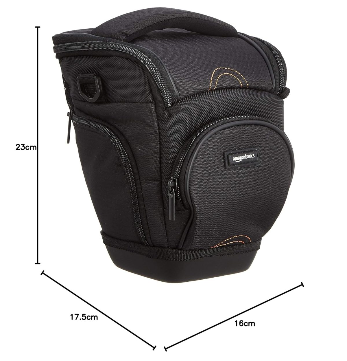 کیف دوربین آمازون بیسیک هولستر AmazonBasics Holster برای دوربین‌ های DSLR (مشکی) - Image 3