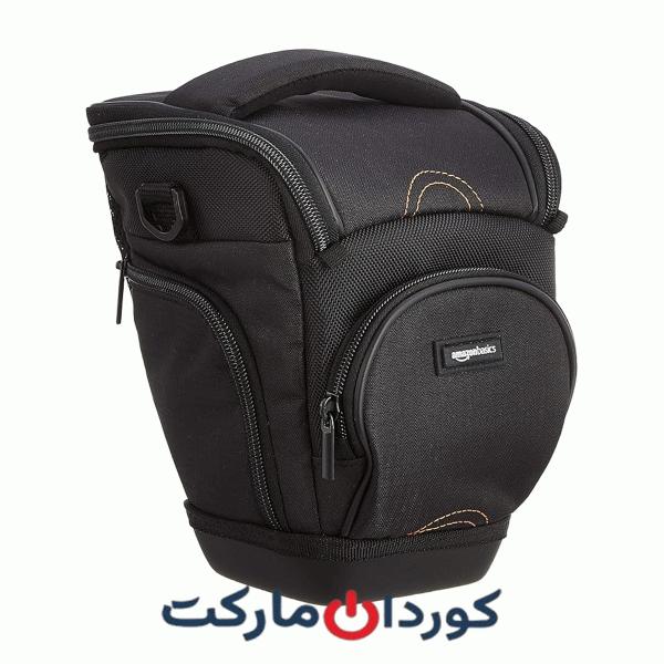 کیف دوربین AmazonBasics Holster برای دوربین‌ های DSLR (مشکی)